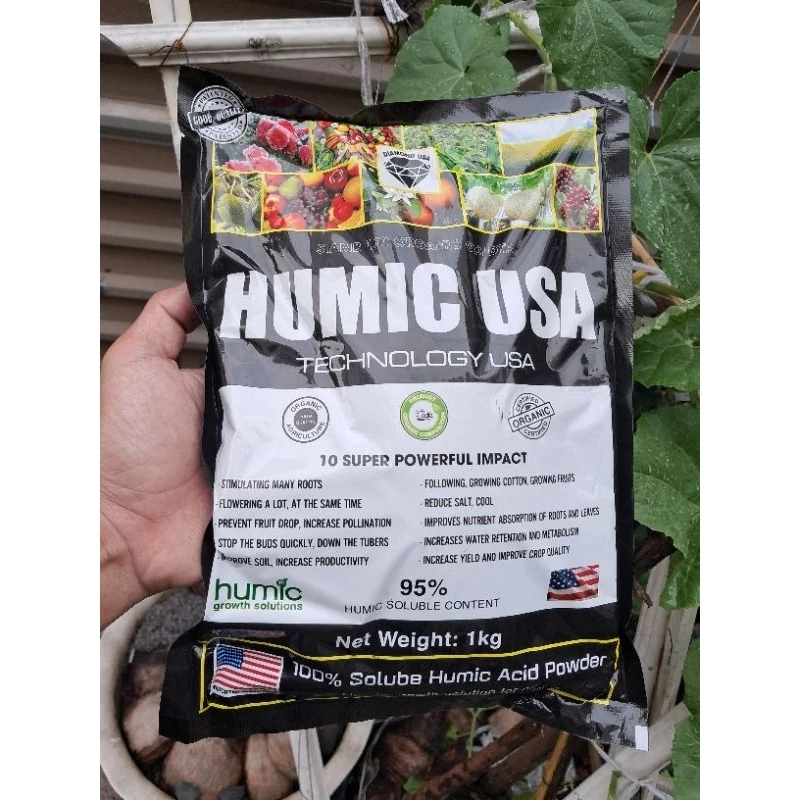 Phân bón Humic USA 1kg nhập khẩu Mỹ hàng chính hãng JVA NongNhiepVietNhat