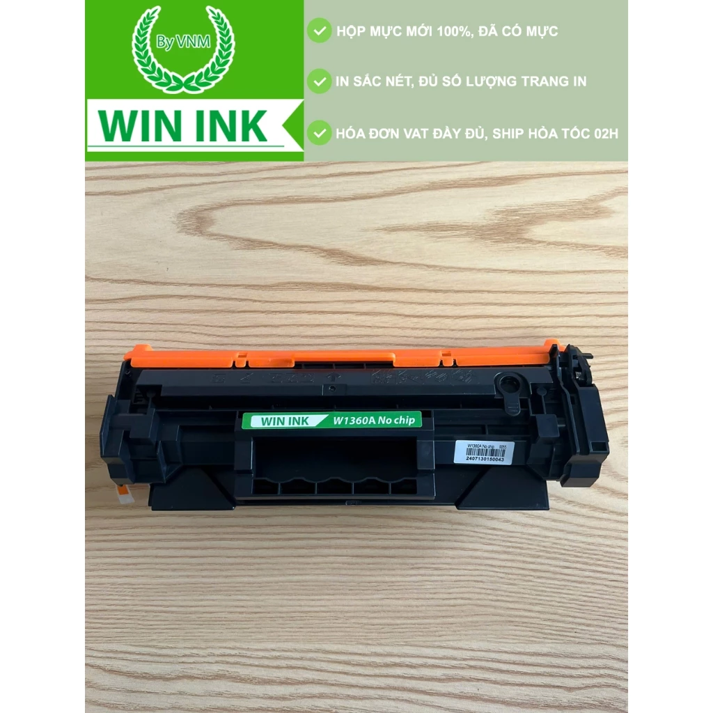 Hộp mực 136A/W1360A cho máy in H.P Laserjet M211d, M211dw, M236dw,M236sdw hiệu Win Ink mới 100%