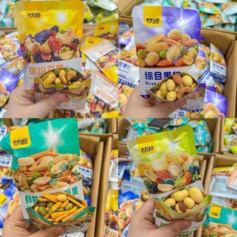 500g hạt Ngũ Cốc 7 Loại Hạt Sấy Khô tẩm vị Healthy ( cân đủ 500g k tính gói)