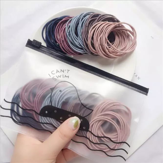 Sét 100 Chun Buộc Tóc Hàn Quốc🍀FREESHIP🍀Dây Buộc Tóc