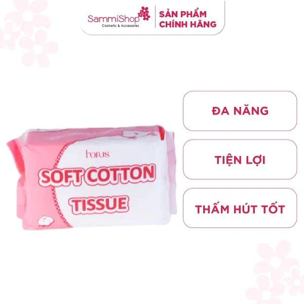 Horus Khăn khô đa năng Soft Cotton Tissue 80pcs