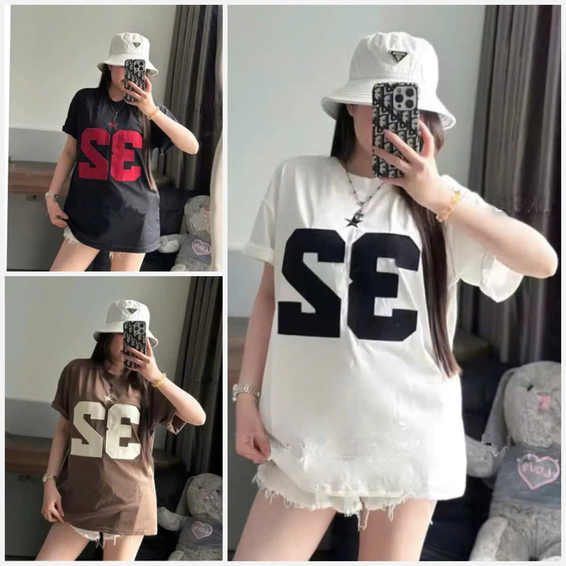 Áo Thun In 32 CAROLL Unisex [FREESHIP] - Áo Thun Cổ Tròn Dáng Thụng Chất Thun Cotton Mặc Hè Mát