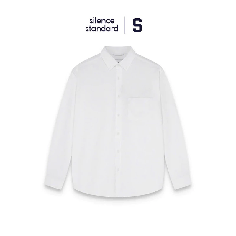 (Best Seller) Áo sơ mi cổ cài trơn/ kẻ sọc SilenceStandard Blank [SO25]