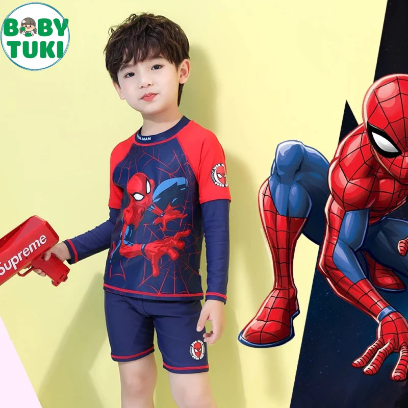 Đồ bơi siêu nhân cho bé trai giữ nhiệt sz 10-40kg, đồ bơi bé trai size nhí+đại