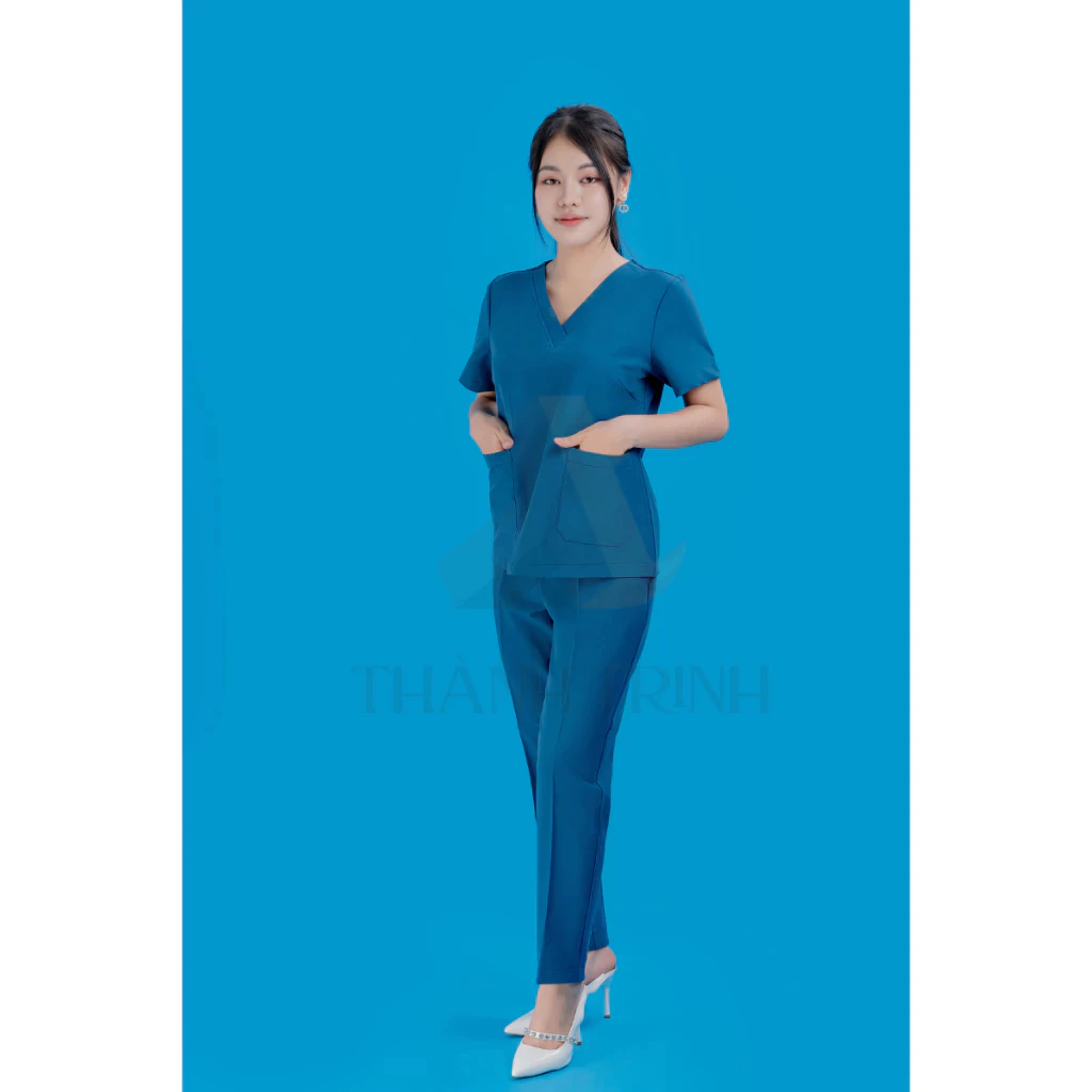 [LẺ QUẦN] Quần Scrubs bác sĩ, áo scrubs nữ cao cấp, quần ao phòng mổ, đồng phục y tế cao cấp cotton Nhật - THÀNH TRINH