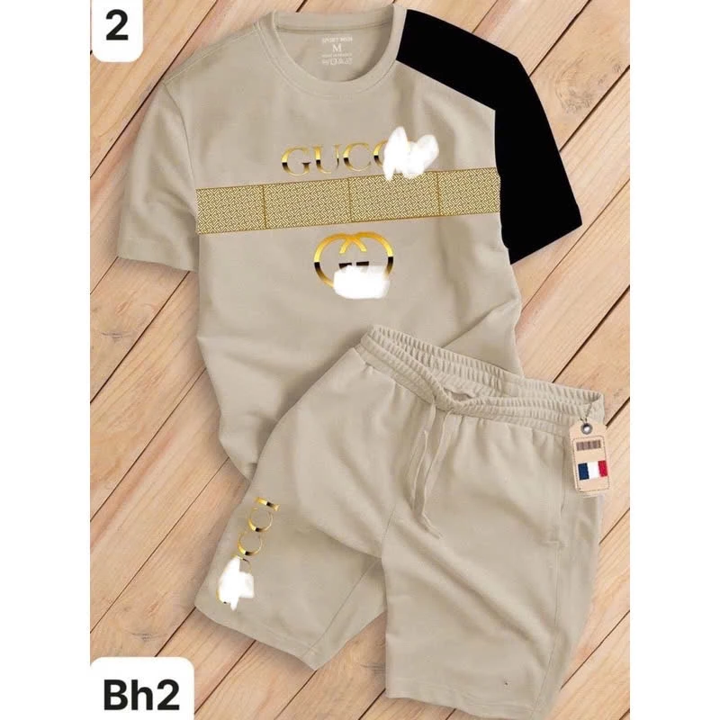 BỘ THỂ THAO CC-PM TRẺ TRUNG CHẤT POLY CÁ SẤU CỔ TRÒN PHỐI HỌA TIẾT, THẤM HÚT MỒ HÔI ĐI CHƠI MẶC Ở NHÀ