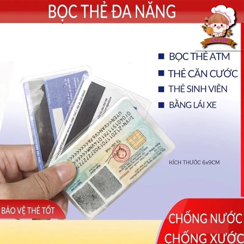 Bọc Thẻ Căn Cước Và Các Loại Thẻ, Nhỏ Gọn Dễ Sử Dụng