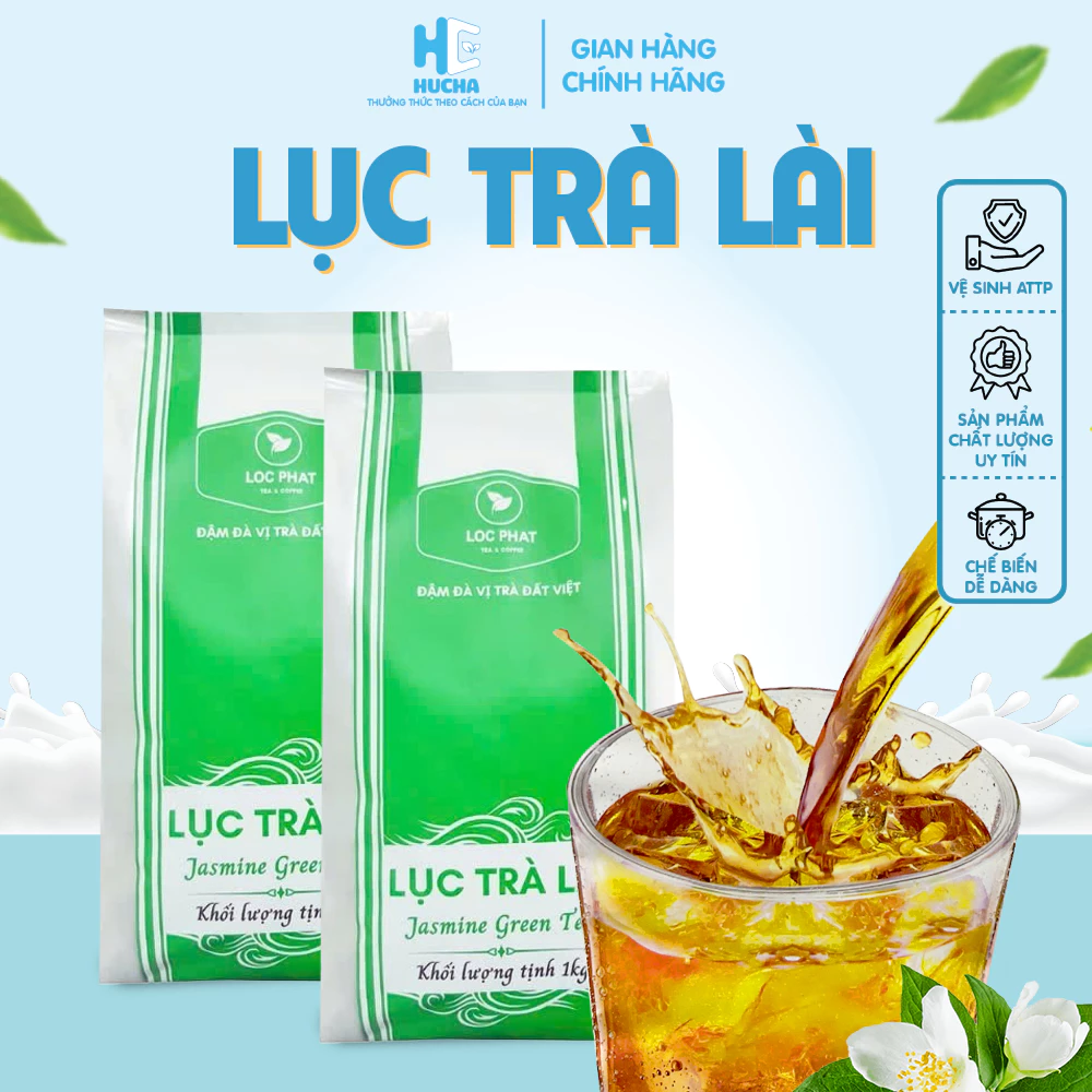 Trà lài lộc phát gói 100g nguyên liệu nấu trà sữa lài thơm ngon đậm vị-nguyên liệu pha chế Hucha