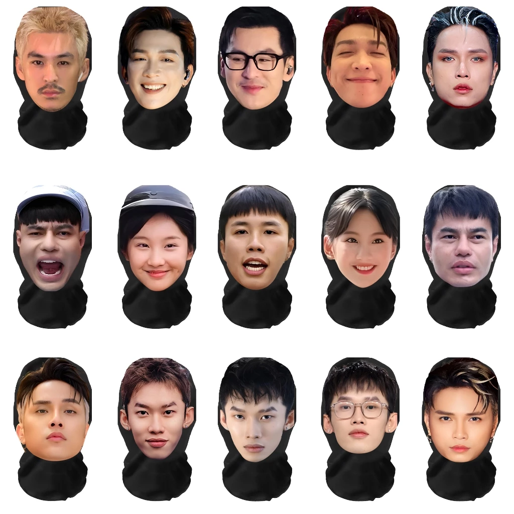 Mũ Trùm Đầu Mặt Người Nổi Tiếng Việt Nam Nước Ngoài Vui Vẻ Đeo Đi Đu IDOL Giá Rẻ
