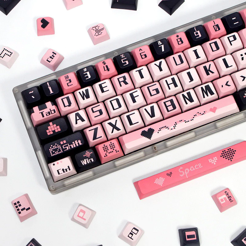 Keycap PBT Profile XDA cao 9.5mm| Keycap XDA lắp được hầu hết các layout bàn phím [ MÃ HỒNG ]
