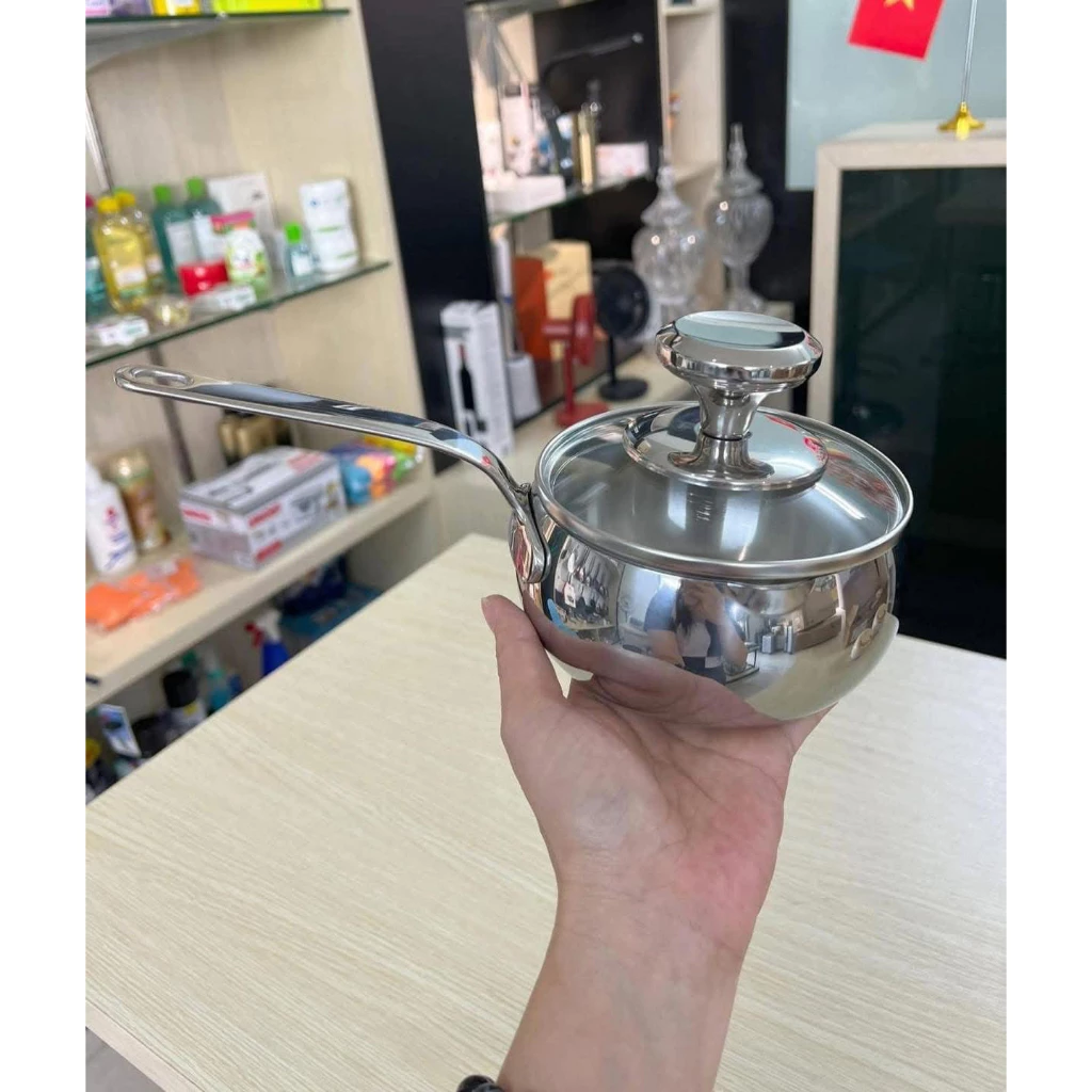 Quánh Inox Cao Cấp CHOCKMEN 12CM - Sự lựa chọn hoàn hảo cho gian bếp hiện đại