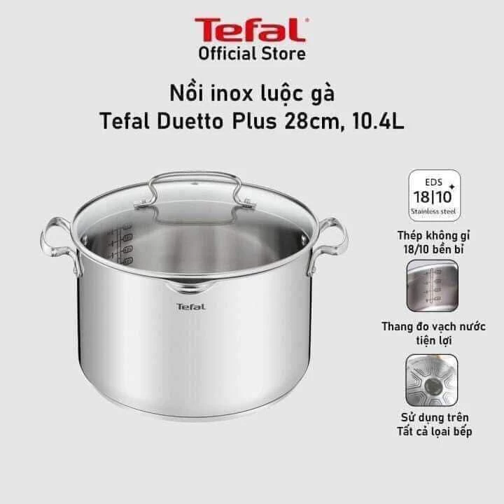 Nồi luộc gà Tefal Duetto Plus 28cm - 10.4L