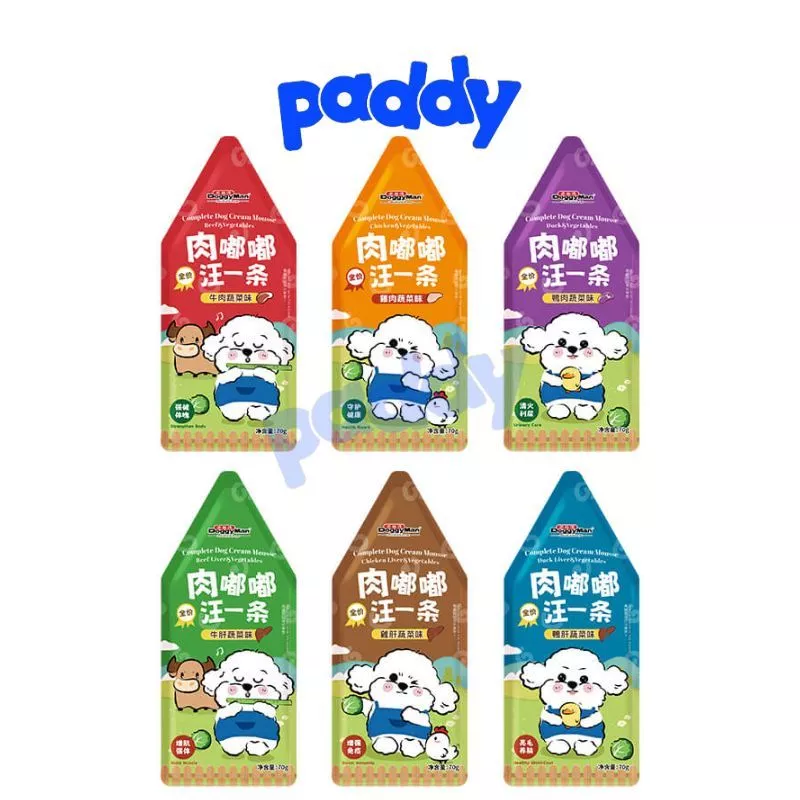 Pate Sốt Kem Cho Chó Vị Rau Củ Doggyman 70g