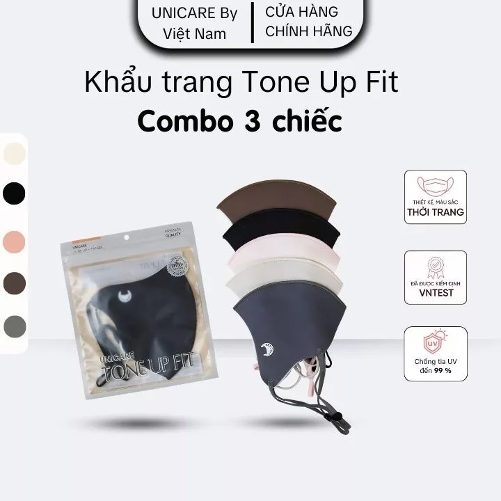 Khẩu Trang Unicare Tone Up Fit: Bảo Vệ Tối Ưu, Thiết Kế Thời Thượng Cho Phong Cách Hiện Đại