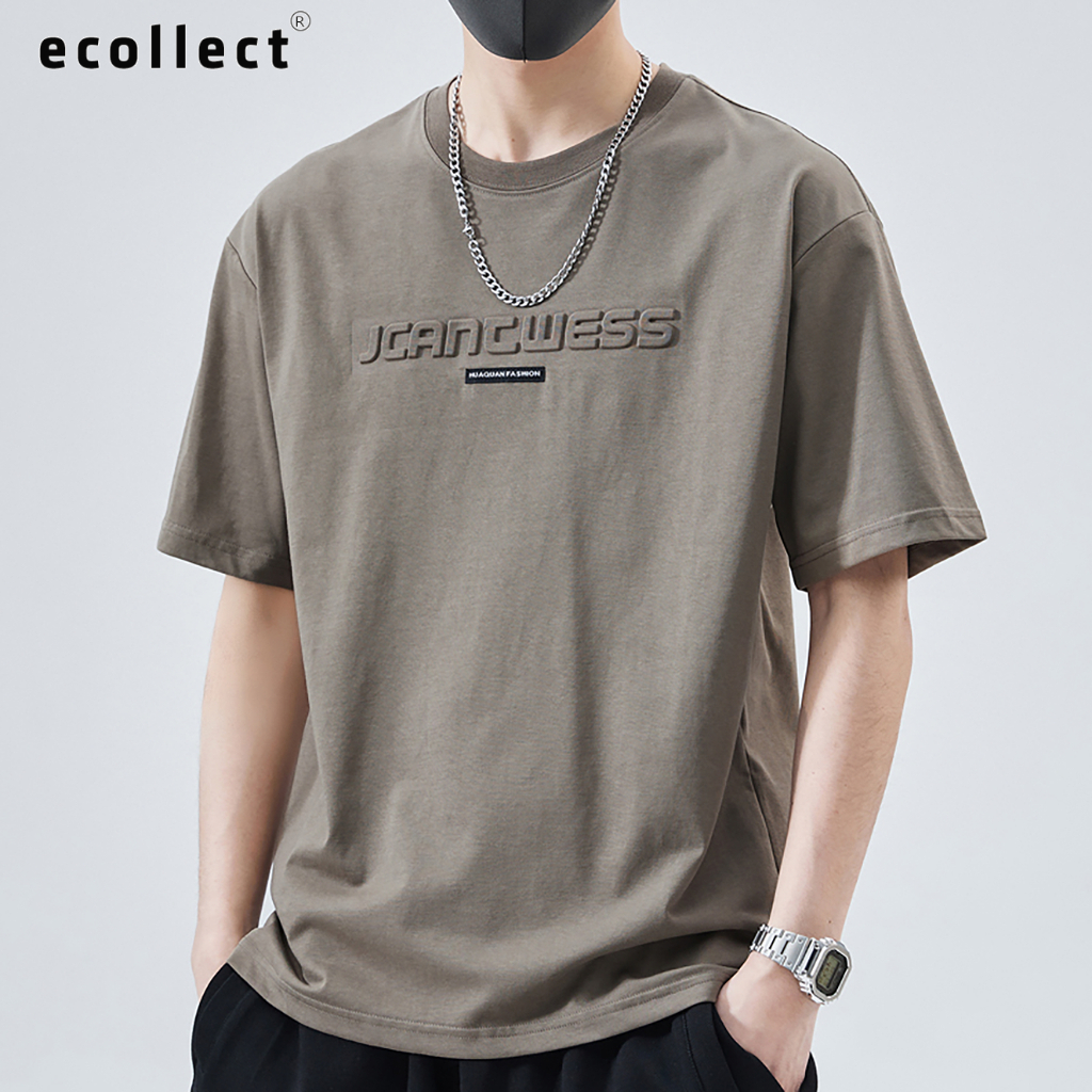 Áo Thun Nam Tay Ngắn ECOLLECT CT10 – Cotton 260gsm, Phong Cách Trẻ Trung…