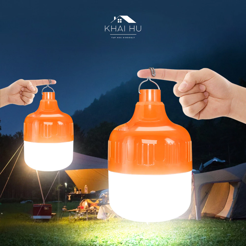 Bóng Đèn Sạc Tích Điện Siêu Sáng  - Đèn LED Không Dây 3 Chế Độ Sáng (DIDOOGLT)