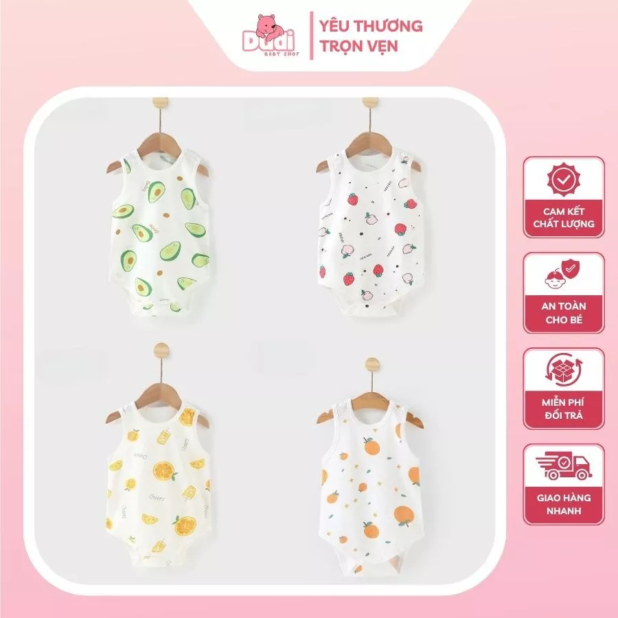 Đồ bộ liền thân mùa hè Quảng Châu cao cấp cho bé, vải thun lạnh cotton siêu mềm, mát mẻ, co giãn 4 chiều - QALT-03