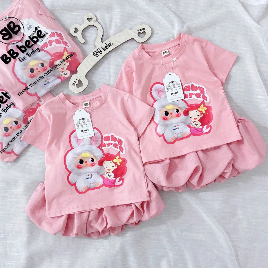 Set Váy Baby Three Cho Bé - Váy/Đầm BabyThree Cho Bé Gái Chất Liệu Mềm Mát 8-25kg