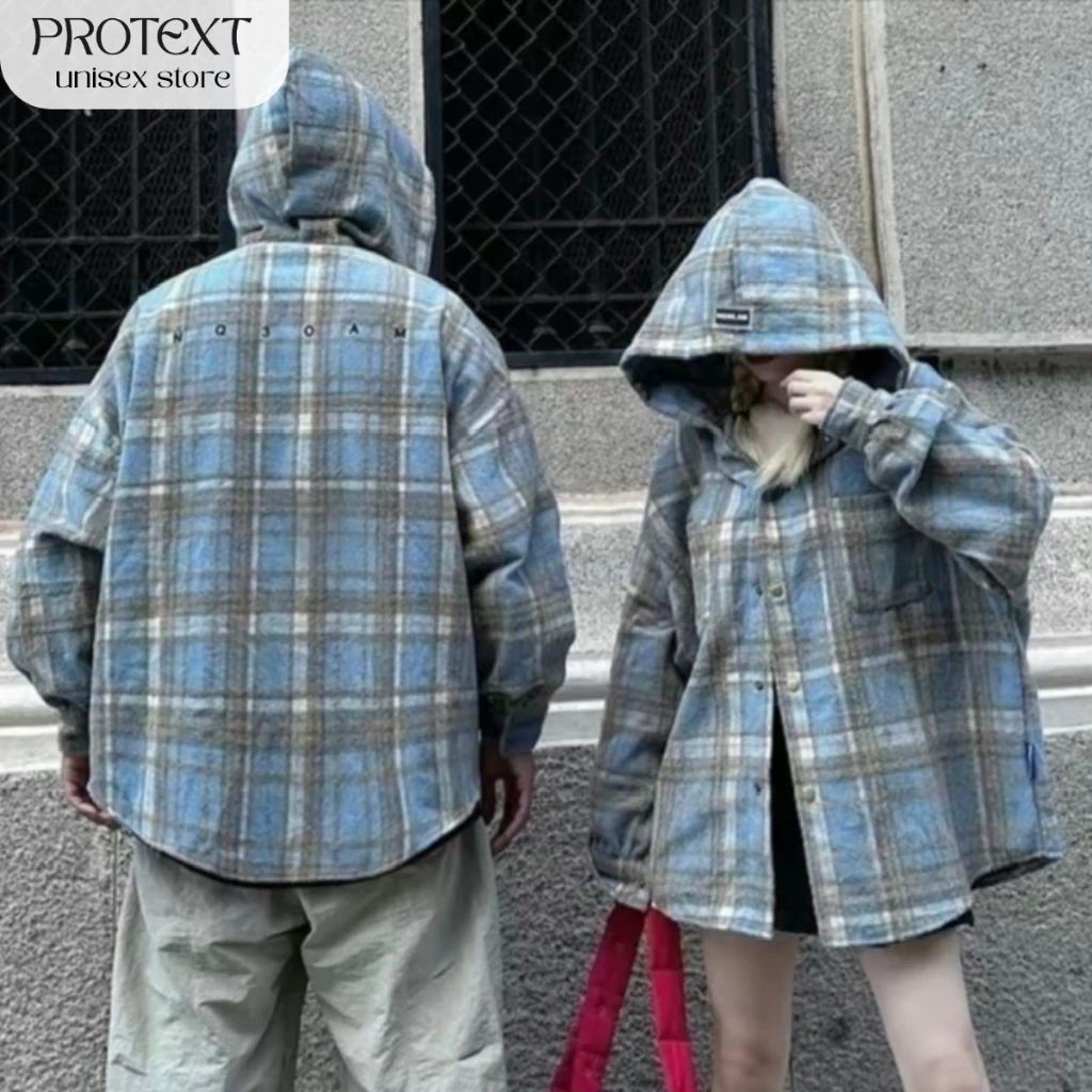 HÀNG LOẠI 1 Áo Chống Nắng PROTEX Chất Dạ Kẻ Caro Unisex Với 7 Màu Hợp Thời Trang Chống Tia UV