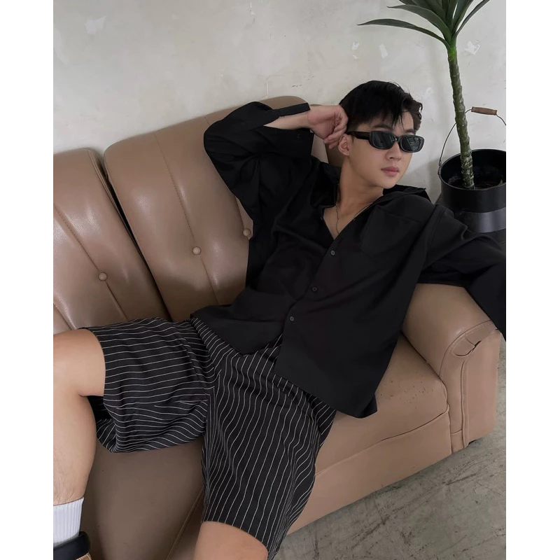 Quần [pinstripe] shorts - sọc dọc Streetswear dành cho Nam