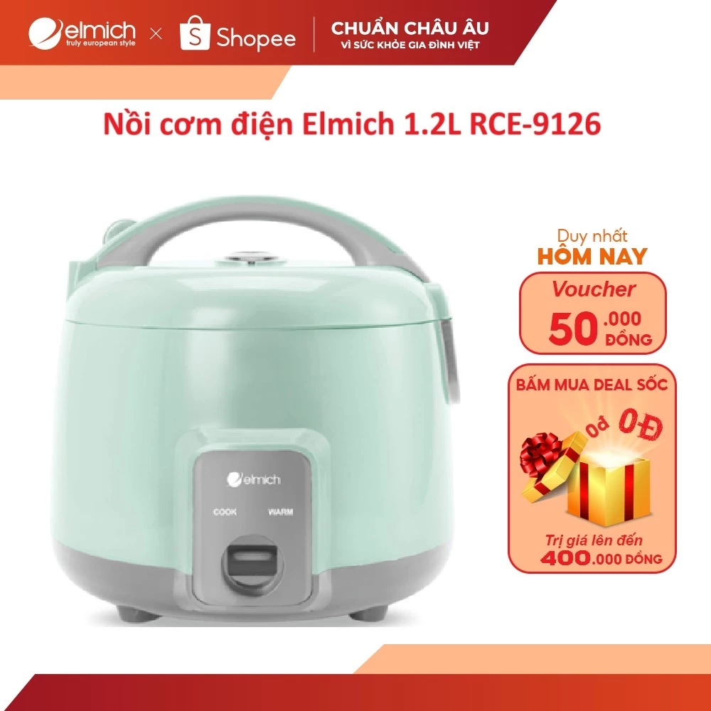 Nồi cơm điện Elmich 1.2L RCE-9126