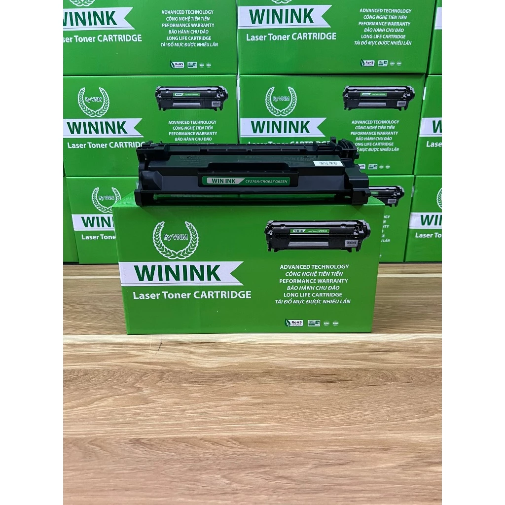 Hộp mực in H.P LaserJet 404n, 404dn, 404dw mã mực CF276A kèm chip hiệu Win Ink cao cấp-Có hộp