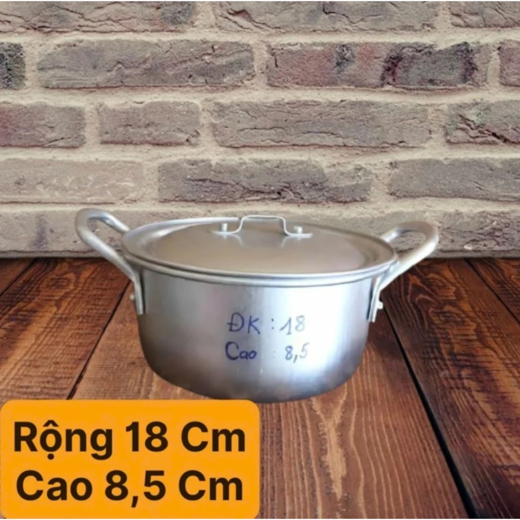 Bộ 4 nồi nhôm chuyên dụng, nhôm hải phòng hàng dày - Hàng VNXK