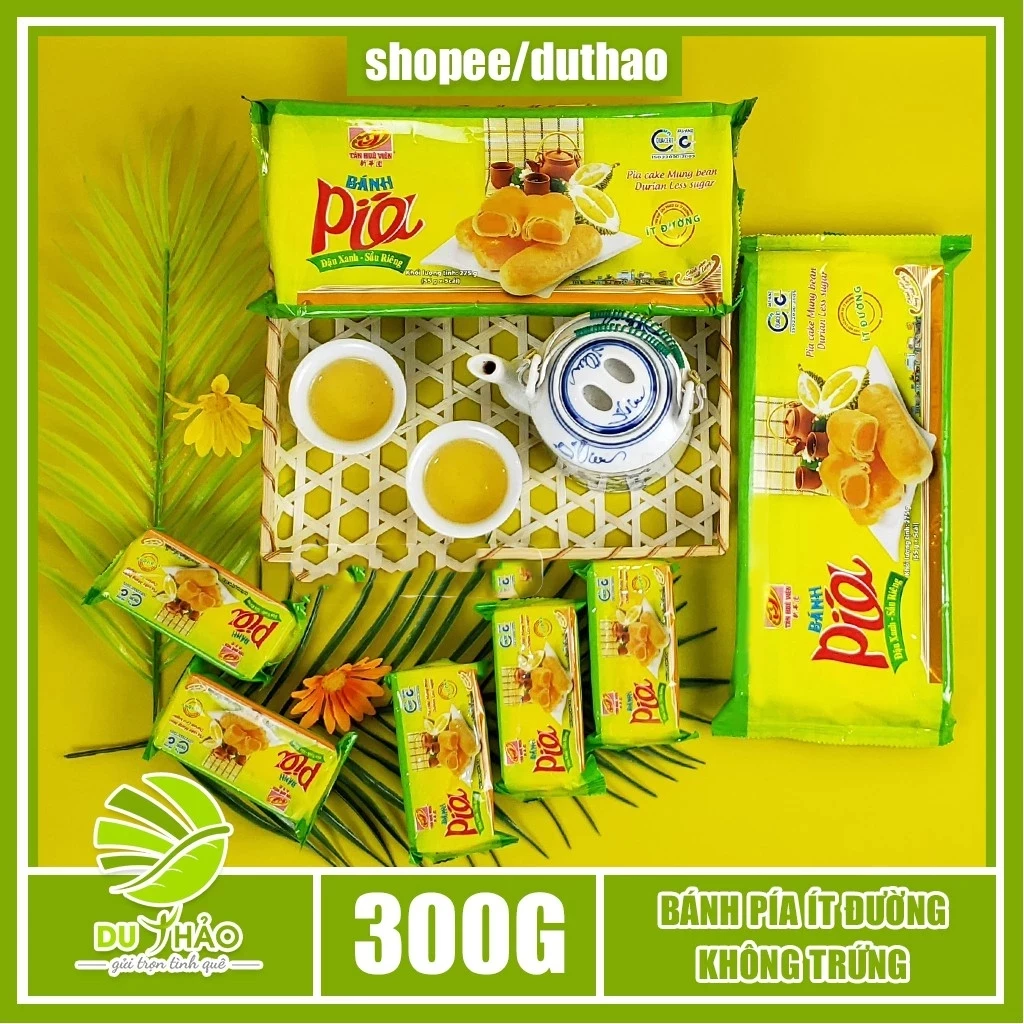 Bánh pía ít đường không trứng Tân Huê Viên, bánh pía ít ngọt, bánh pía ăn kiêng