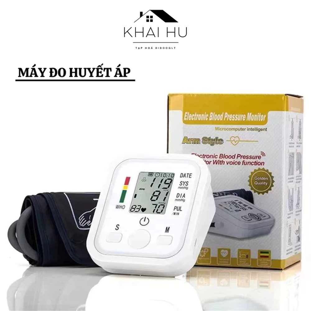 Máy Đo Huyết Áp Màn Hinh Led - Máy Đo Huyết Áp Bắp Tay Thông Minh (DIDOOGLT)