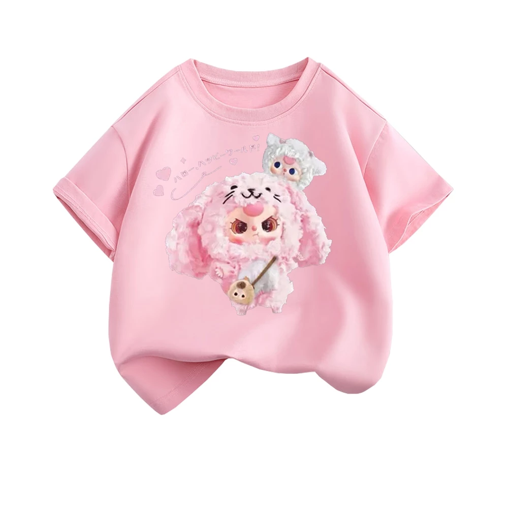 Áo thun trẻ em cotton in hình BABY THREE có big size 60kg thời trang trẻ em MOONBE áo phông V3