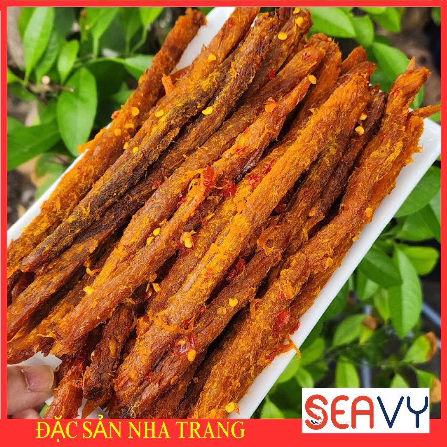 Khô bò que Nha Trang 500 gram mềm vị bò đặc sản gia truyền thơm ngon