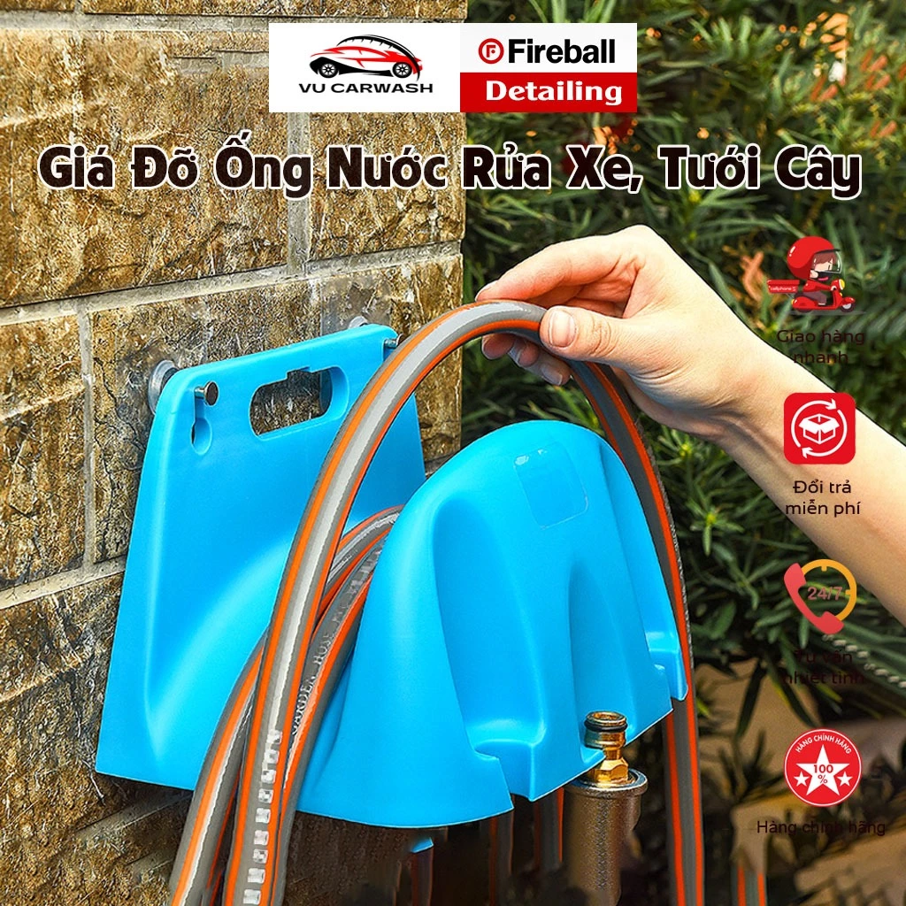 Giá đỡ cuộn ống nước treo tường - Giá treo ống nước, Giá cuốn dây tưới vườn treo tường