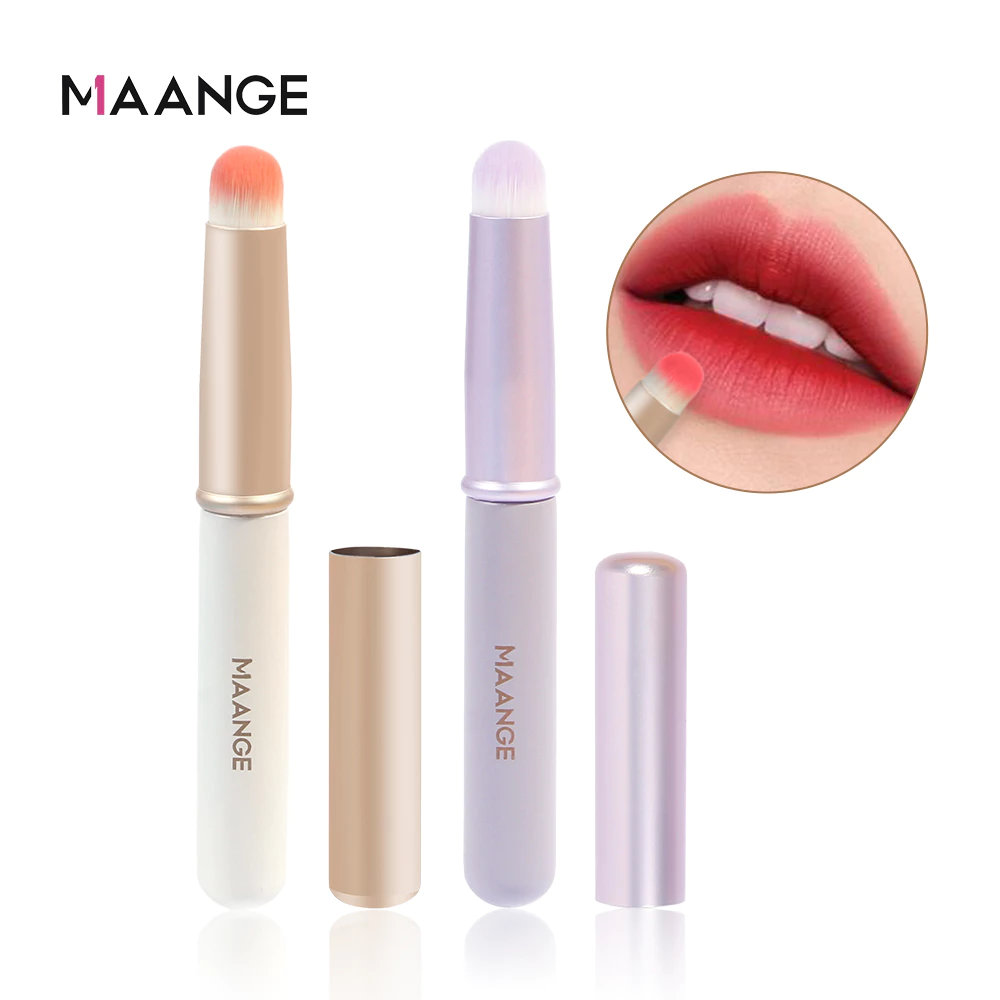 MAANGE Cọ trang điểm che khuyết điểm và môi chuyên nghiệp có nắp 51519