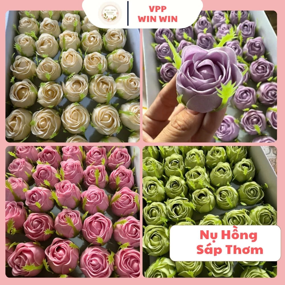 Nụ Hồng Sáp, Nụ Hồng Điểm Bó Hoa Siêu Xinh