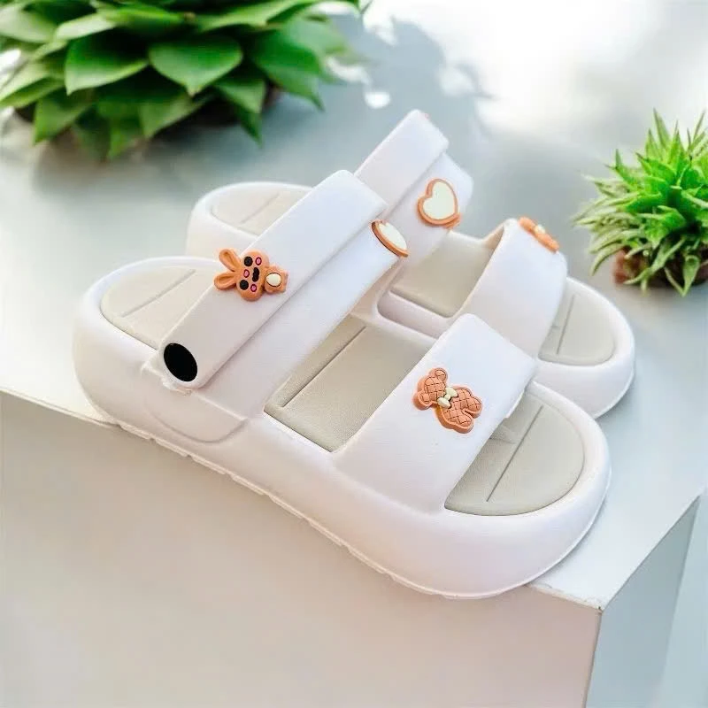 Sandal nữ, dép xăng đan bánh mì êm chân, cao 4,5cm chống trơn trượt đi biển [Lù store] - SD03.1