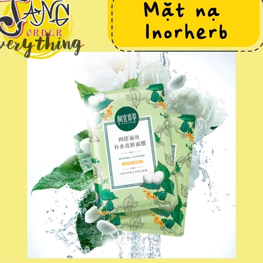 Mặt nạ Inoherb tơ tằm - Sản phẩm của Đại học Đông Y Thượng Hải