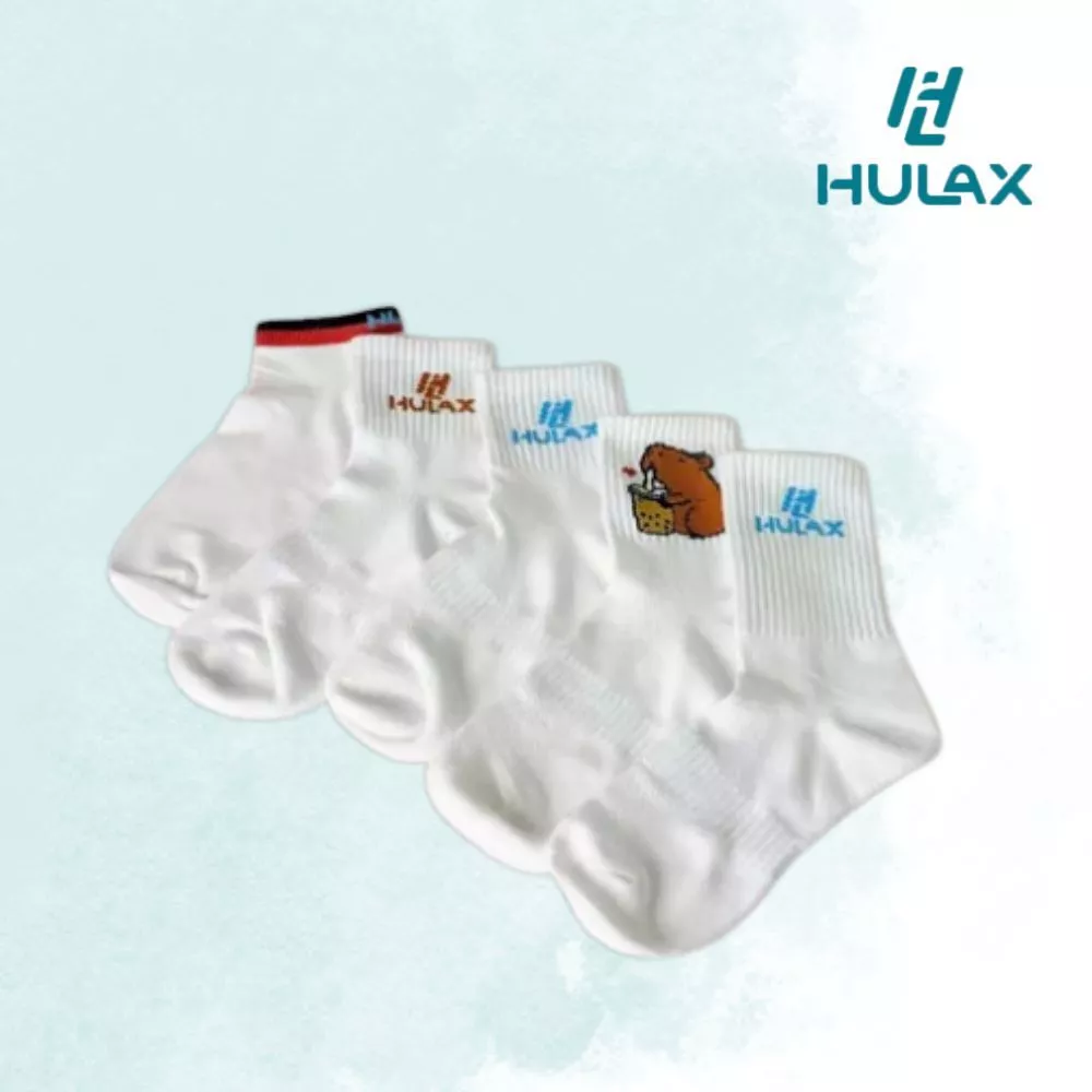 Tất Vớ Nam Nữ Cổ Cao, Cổ Trung, Cổ Ngắn Cotton Thoáng Khí Logo 𝙃𝙐𝙇𝘼𝙓