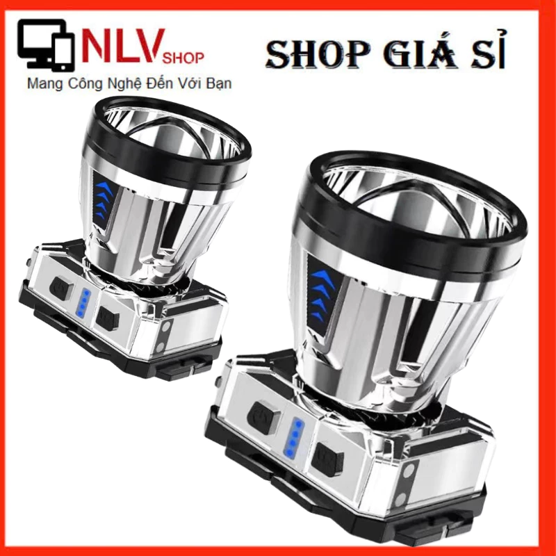 Đèn pin đội đầu siêu sáng chiếu xa,chống thấm nước,có cáp sạc tiện lợi.Đèn đội đầu cắm trại du lịch#
