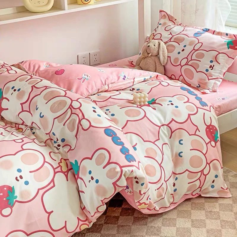 Vỏ chăn kí túc xá cotton poly có khóa , vỏ mền kích cỡ 1m2 , 1m4 , dùng cho giường đơn, giường tầng