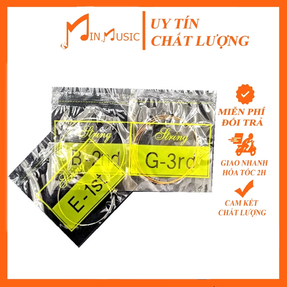 Dây Lẻ Đàn Guitar Acoustic Số 1-2-3-4-5-6 I Hàng Chất Lượng Bền Chắc