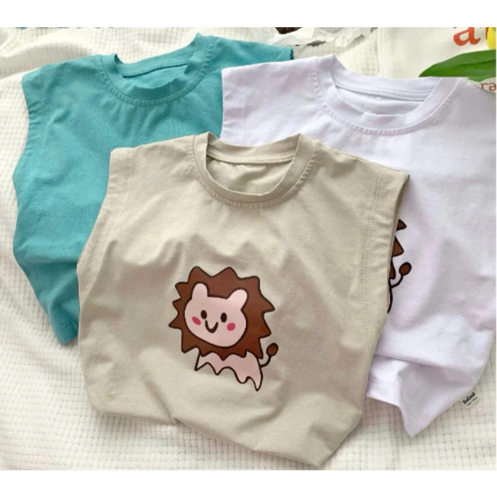 ÁO BA LỖ VAI HẾN SƯ TỬ CHO BÉ SIZE 6-18KG