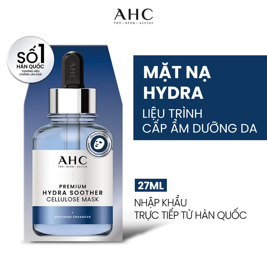 [HB GIFT màu ngẫu nhiên 3] Mặt nạ dưỡng da cao cấp cấp ẩm dịu da HYDRA SOOTHER (1 miếng) 27ML