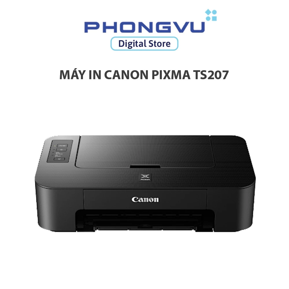 Máy In Phun Màu Canon PIXMA TS207 | Độ Phân Giải 4800x1200 dpi, Thiết Kế Nhỏ Gọn - Bảo Hành 12 Tháng