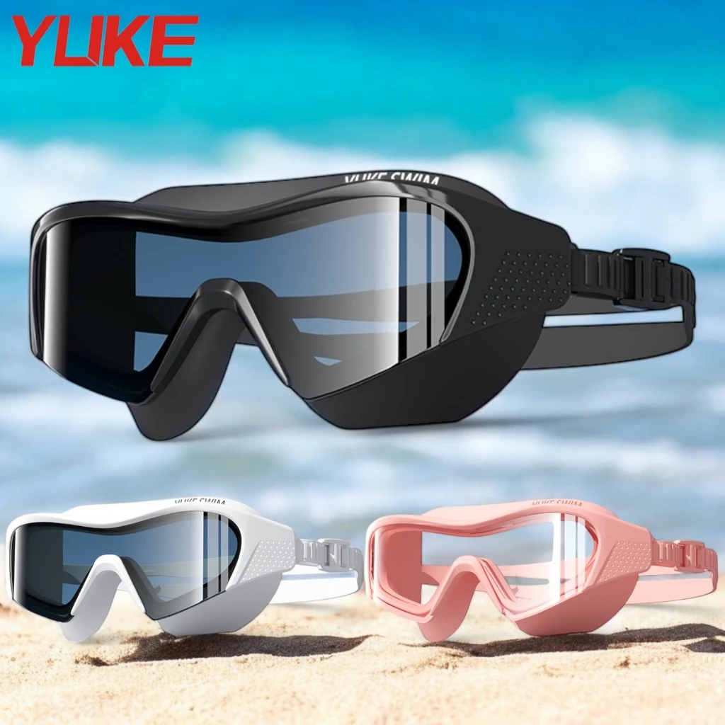 Kính bơi người lớn YUKE YA38/ mắt kính lớn, không gọng, nâng cấp đệm silicon/ nhập khẩu chính hãng