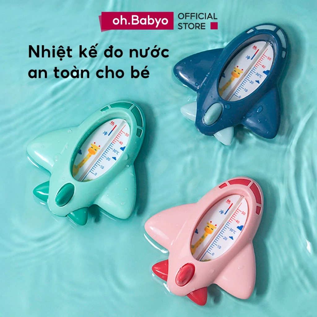 Nhiệt kế đo nước tắm an toàn cho bé ohBabyo Nhiệt kế cho trẻ sơ sinh giúp kiểm soát nhiệt độ