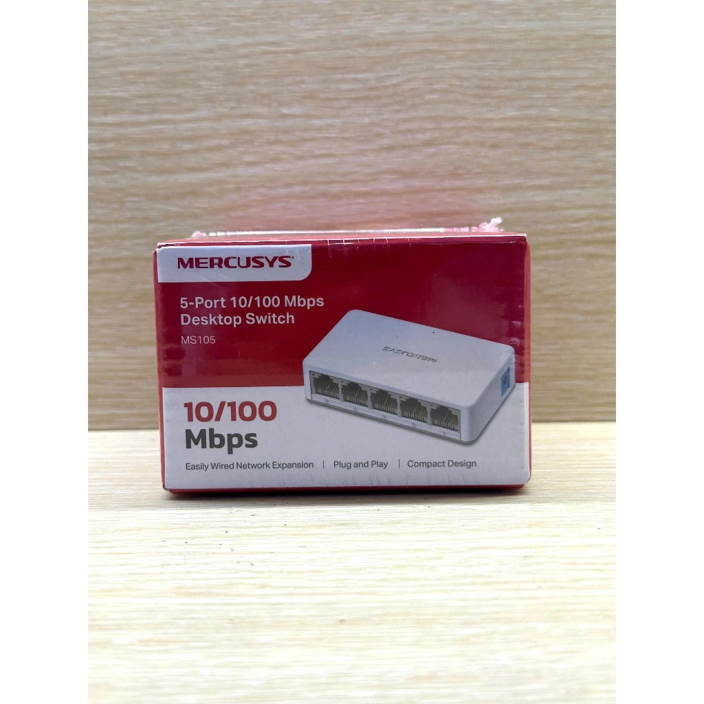 Switch Mercusys MS105, MS108, MS105G, MS108G chia mạng 5 cổng và 8 cổng