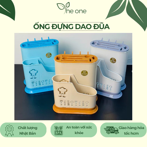 Ống đựng dao đũa Hokori. Thiết kế nhỏ gọn tiện dụng, nhựa pp bền đẹp. Hộp đựng đũa muỗng, dao kéo