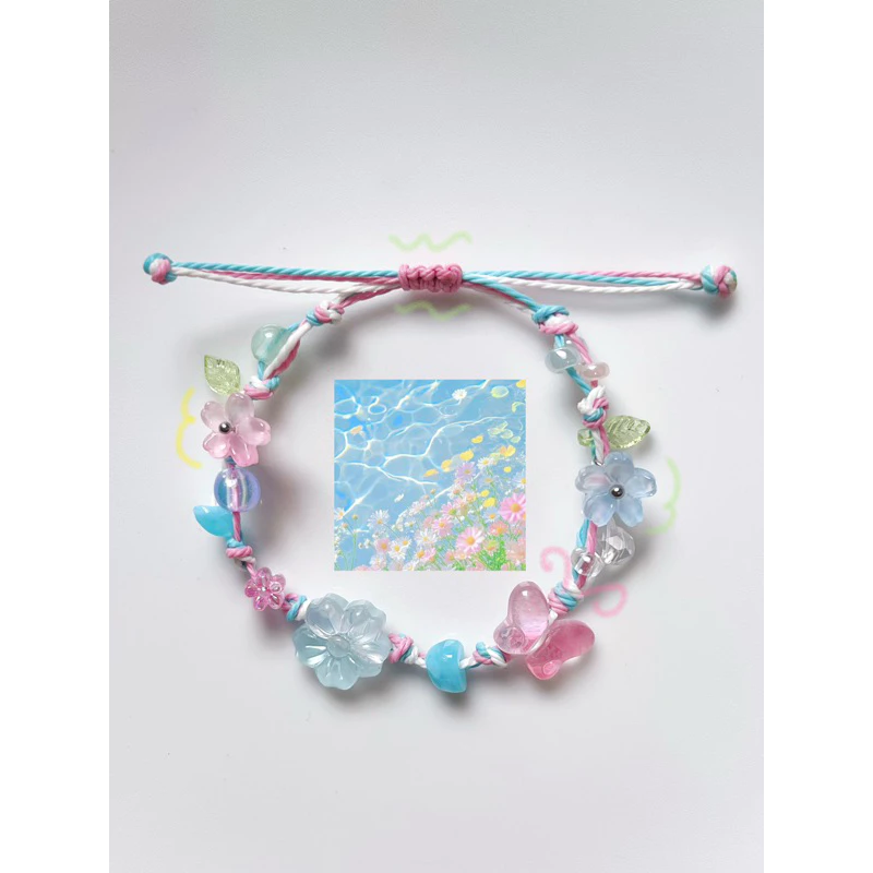 Vòng tay “ Sparkling flowers “ - Vòng tay Handmade - HYGGE ♡.•*