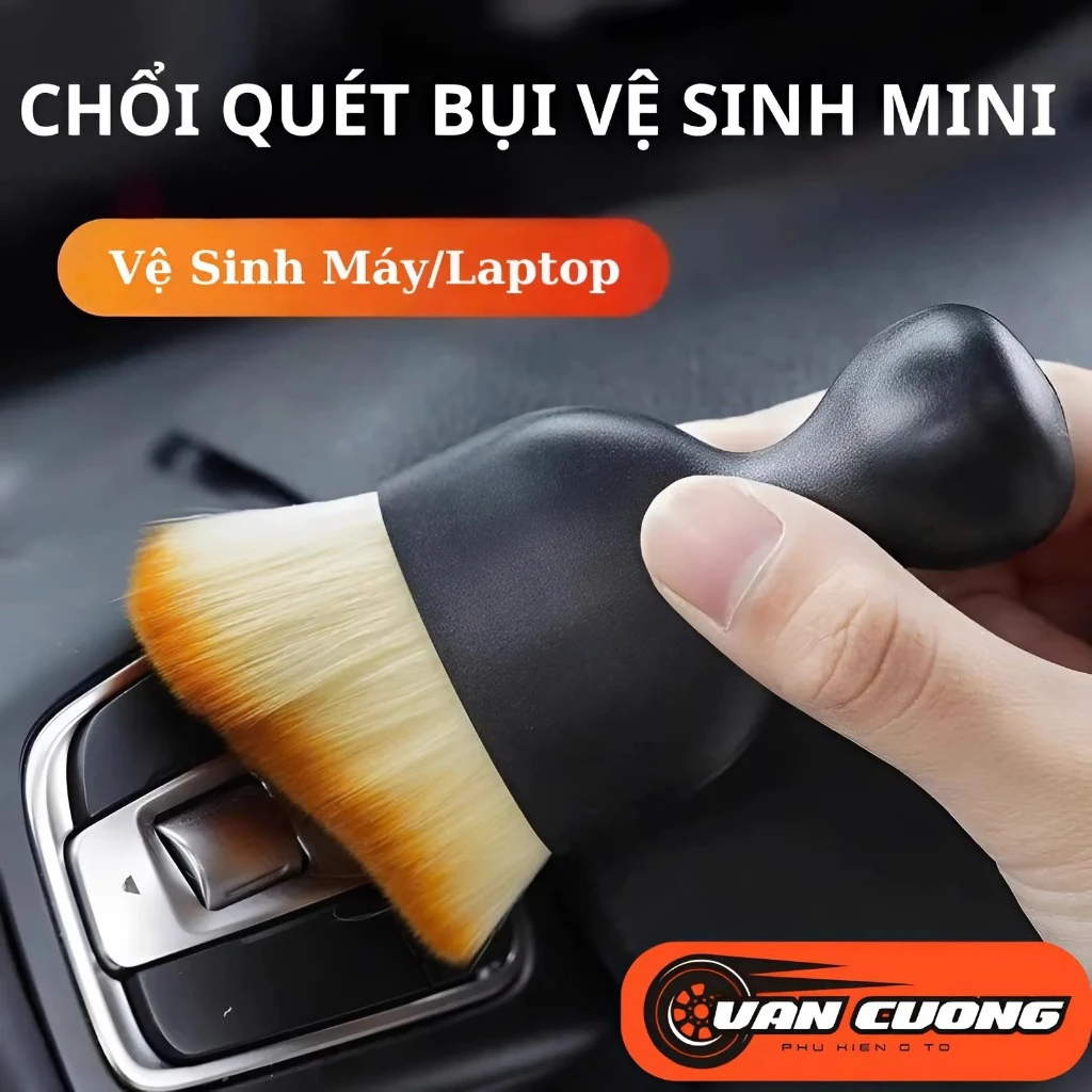 Bàn Chải Quét Bụi, Chổi Quét Mini Làm Sạch Lỗ Thông Gió Xe Hơi, Vệ Sinh Laptop P106x01
