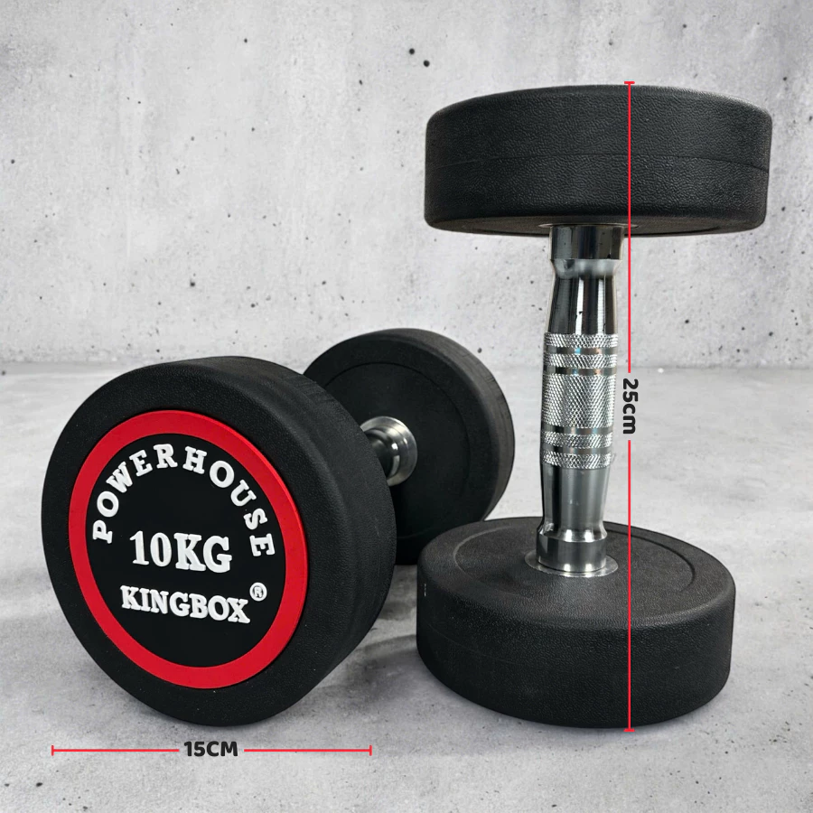 Tạ Tay Đơn V-Tap Chính Hãng, Tạ Gang Bọc Cao Su, Tạ Tay Loại 2.5kg 5kg 7.5kg 10kg 12.5kg 15kg/1Tay